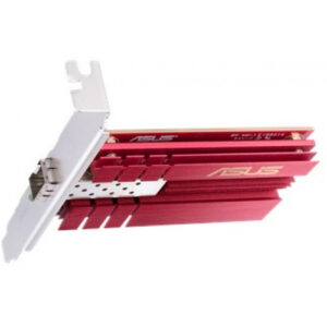 ASUS XG-C100F - Eingebaut - Kabelgebunden - PCI Express - Faser - 10000 Mbit/s - Rot