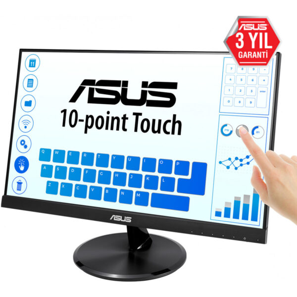 ASUS VT229H - 54,6 cm (21.5 Zoll) - 1920 x 1080 Pixel - Full HD - LED - 5 ms - Schwarz – Bild 4