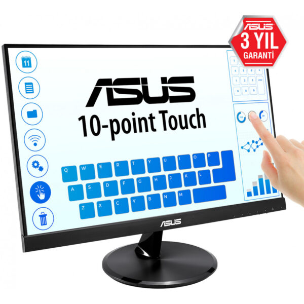 ASUS VT229H - 54,6 cm (21.5 Zoll) - 1920 x 1080 Pixel - Full HD - LED - 5 ms - Schwarz – Bild 5