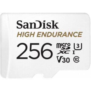 SanDisk High Endurance - 256 GB - MicroSDXC - Klasse 10 - UHS-I - 100 MB/s - 40 MB/s