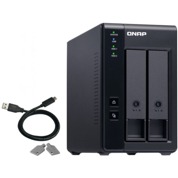 QNAP TR-002 - HDD / SSD-Gehäuse - 2.5/3.5 Zoll - Serial ATA II - Serial ATA III - 6 Gbit/s - Hot-Swap - Schwarz – Bild 8
