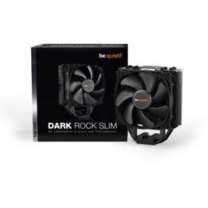 Be Quiet! Dark Rock Slim - Kühler - 12 cm - 1500 RPM - 11 dB - 23,6 dB - Schwarz