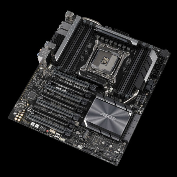 ASUS WS C422 SAGE/10G - Intel - LGA 2066 (Socket R4) - 14 nm - DDR4-SDRAM - 512 GB - Quad-channel – Bild 3