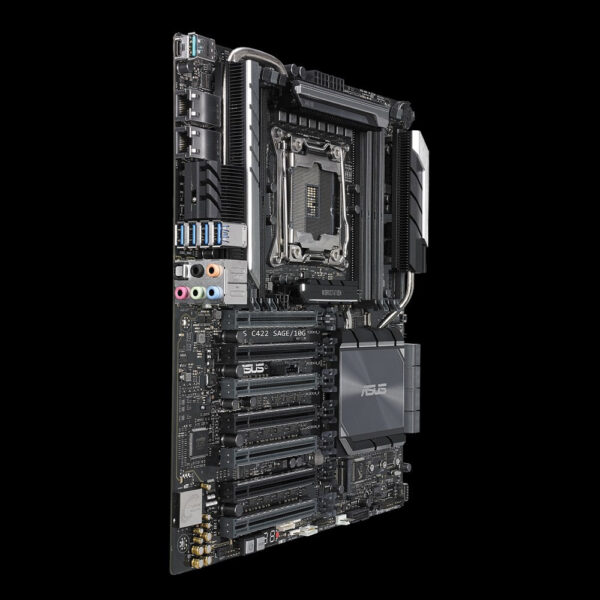 ASUS WS C422 SAGE/10G - Intel - LGA 2066 (Socket R4) - 14 nm - DDR4-SDRAM - 512 GB - Quad-channel – Bild 4