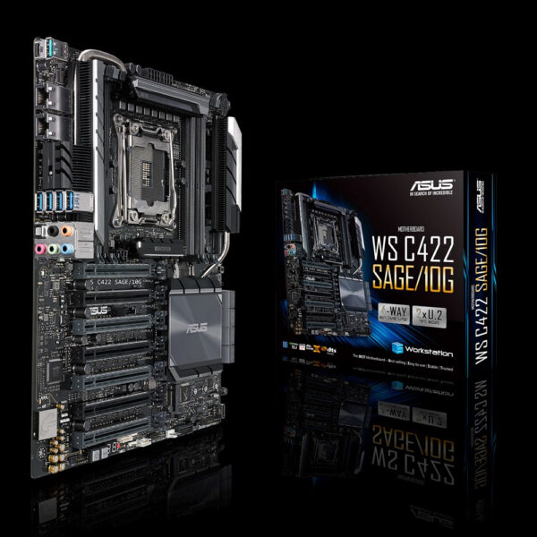ASUS WS C422 SAGE/10G - Intel - LGA 2066 (Socket R4) - 14 nm - DDR4-SDRAM - 512 GB - Quad-channel – Bild 7