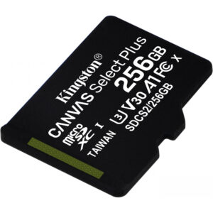 Kingston Canvas Select Plus - 256 GB - MicroSDXC - Klasse 10 - UHS-I - 100 MB/s - 85 MB/s