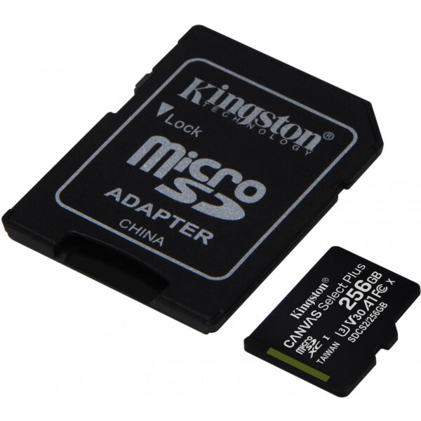 Kingston Canvas Select Plus - 256 GB - MicroSDXC - Klasse 10 - UHS-I - 100 MB/s - 85 MB/s – Bild 3