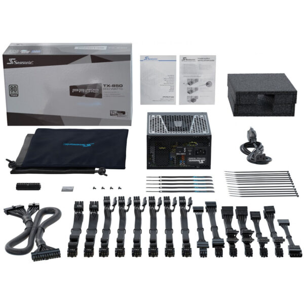 Seasonic PRIME-TX-850 - 850 W - 100 - 240 V - 50/60 Hz - 11 - 5.5 A - 100 W - 840 W