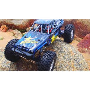 Amewi AMXRock RockHammer Crawler - Off-Road-Wagen - Elektromotor - 1:10 - Betriebsbereit (RTR) - Blau - Gelb - Kunststoff