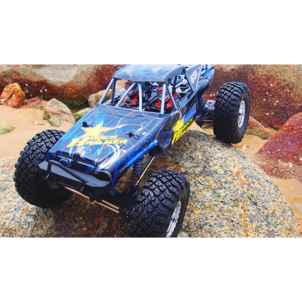Amewi AMXRock RockHammer Crawler - Off-Road-Wagen - Elektromotor - 1:10 - Betriebsbereit (RTR) - Blau - Gelb - Kunststoff