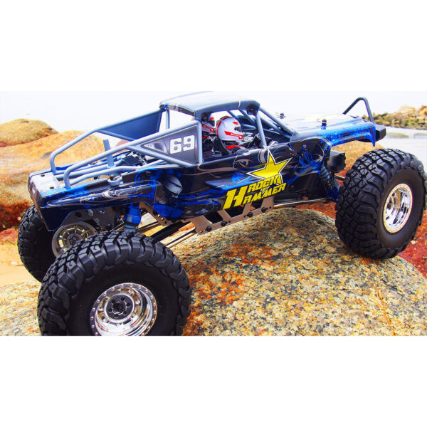 Amewi AMXRock RockHammer Crawler - Off-Road-Wagen - Elektromotor - 1:10 - Betriebsbereit (RTR) - Blau - Gelb - Kunststoff – Bild 5