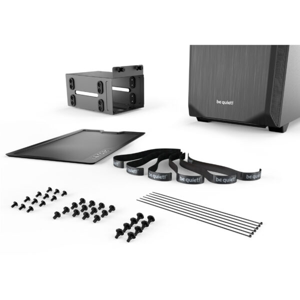 Be Quiet! BG034 - Tower - PC - Schwarz - ATX - Mini-ATX - Mini-ITX - ABS Synthetik - Stahl - 19 cm – Bild 2