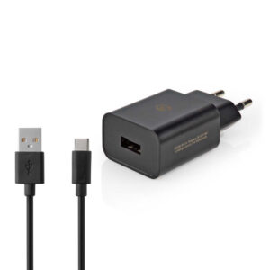 Netzladegerät | 1x 2.4 A A | Anzahl der Ausgänge: 1 | USB-A | USB Type-C™ (Lose) Kabel | 1.00 m | 12 W | Einzelspannungsausgang