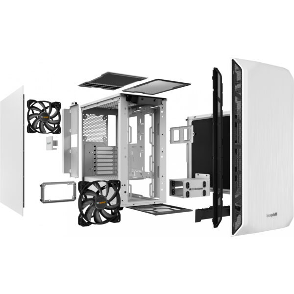 Be Quiet! BG035 - Tower - PC - Weiß - ATX - Mini-ATX - Mini-ITX - ABS Synthetik - Stahl - 19 cm – Bild 6