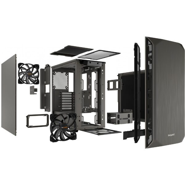 Be Quiet! BG036 - Tower - PC - Grau - ATX - Mini-ATX - Mini-ITX - ABS Synthetik - Stahl - 19 cm – Bild 3