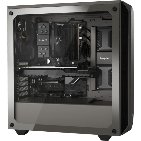 Be Quiet! BGW36 - Tower - PC - Grau - ATX - Mini-ATX - Mini-ITX - ABS Synthetik - Stahl - Gehärtetes Glas - 36,9 cm – Bild 5
