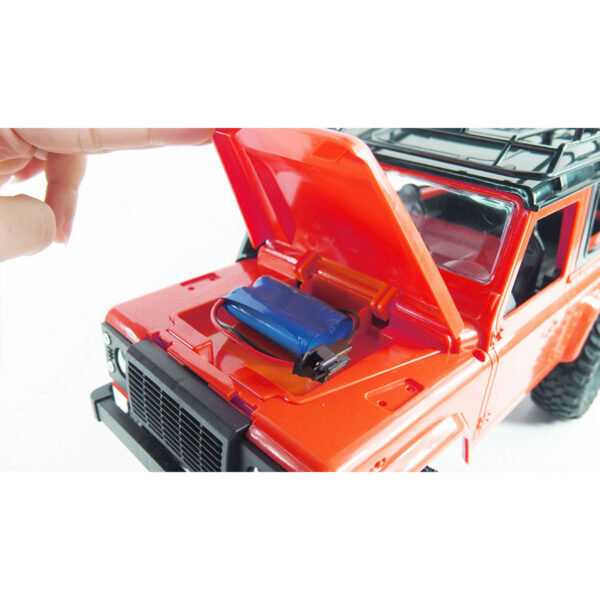 Amewi Geländewagen - Off-Road-Wagen - Elektromotor - 1:16 - Betriebsbereit (RTR) - Schwarz - Rot - Kunststoff – Bild 4