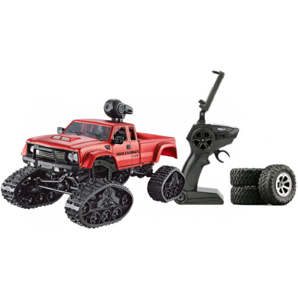 Amewi 4WD 1:16 - Pickup-LKW - Elektromotor - 1:16 - Betriebsbereit (RTR) - Schwarz - Rot - Metall – Bild 3