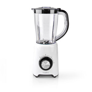 NEDIS Standmixer | 800 W | 1.5 l | Plastik | 2 Geschindigkeitsstufen | Schwarz/Weiss 0.88 m Schwarz/Weiss