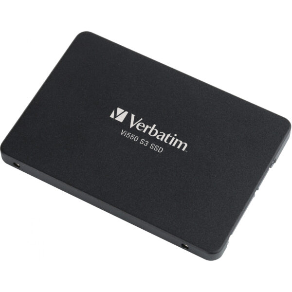Verbatim Vi550 S3 SSD, interne SSD 1TB, Solid State Drive, 2,5 Zoll SATA III Schnittstelle, internes SSD-Laufwerk mit 3D-NAND-Technologie, Hochleistungs-SSD 1TB, bis 560MB/s, schwarz – Bild 3