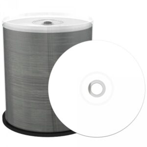 Nierle ProSelect Edition DVD Single Layer DVD-R 4.7 GB / 120 min 16x, Thermal Full printable White, 100 Stück in Cakebox
