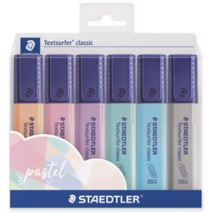 STAEDTLER 364 C - 6 Stück(e) - Hellblau - Hellgrau - Minze - Pfirsich - Pink - Violett - Polypropylen (PP) - 1 mm - 5 mm - Tinte auf Wasserbasis
