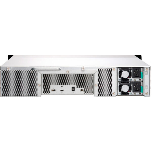 QNAP TL-R1200C-RP - HDD / SSD-Gehäuse - 2.5/3.5 Zoll - Serial ATA III - 6 Gbit/s - Rack-Einbau - Schwarz - Grau – Bild 2