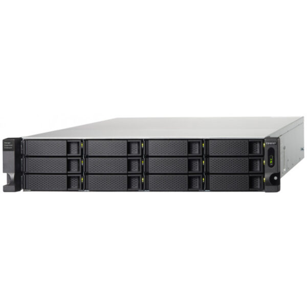 QNAP TL-R1200C-RP - HDD / SSD-Gehäuse - 2.5/3.5 Zoll - Serial ATA III - 6 Gbit/s - Rack-Einbau - Schwarz - Grau – Bild 5