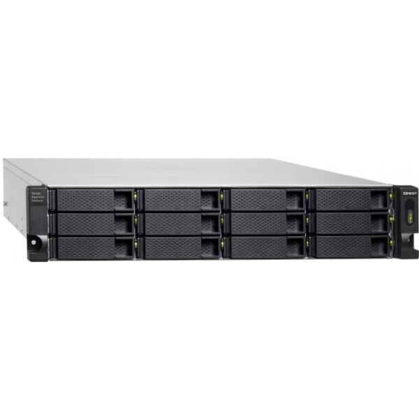QNAP TL-R1200C-RP - HDD / SSD-Gehäuse - 2.5/3.5 Zoll - Serial ATA III - 6 Gbit/s - Rack-Einbau - Schwarz - Grau – Bild 7