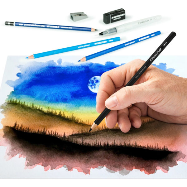 STAEDTLER 146 10C - Schwarz - Blau - Bordeaux - Braun - Grün - Hellblau - Hellgrün - Malve - Orange - Pfirsich - Rot - Gelb - 15 Stück(e) – Bild 3