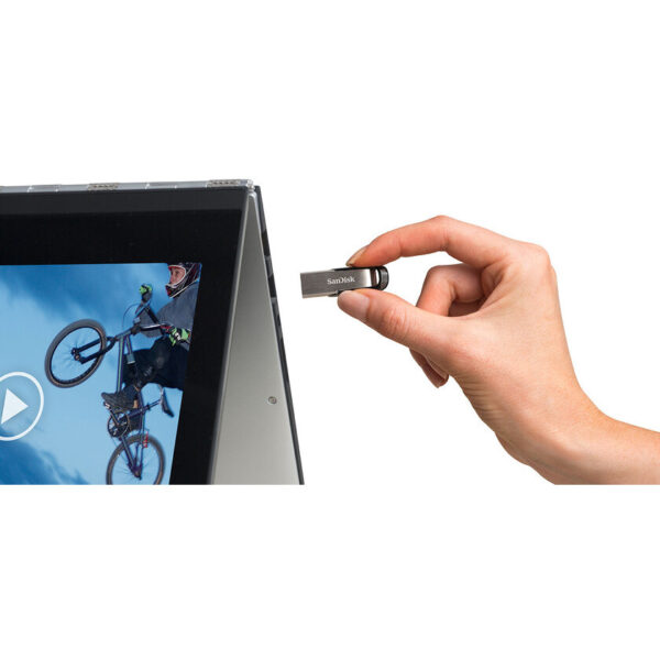SanDisk Ultra Flair - 512 GB - USB Typ-A - 3.2 Gen 1 (3.1 Gen 1) - 150 MB/s - Ohne Deckel - Silber – Bild 6