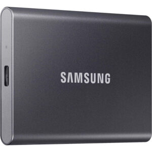 Samsung Portable SSD T7 - 1000 GB - USB Typ-C - 3.2 Gen 2 (3.1 Gen 2) - 1050 MB/s - Passwortschutz - Grau