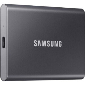 Samsung Portable SSD T7 - 2000 GB - USB Typ-C - 3.2 Gen 2 (3.1 Gen 2) - 1050 MB/s - Passwortschutz - Grau