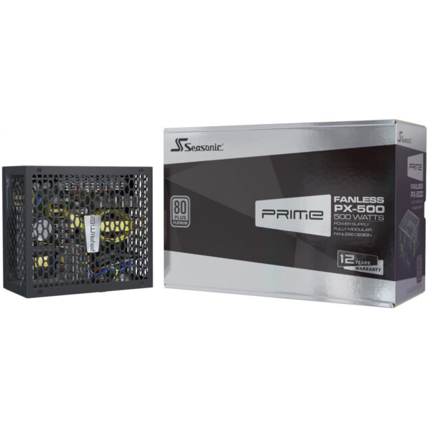 Seasonic PRIME Fanless PX - 500 W - 100 - 240 V - 50/60 Hz - 4 - 7 A - 100 W - 492 W – Bild 9