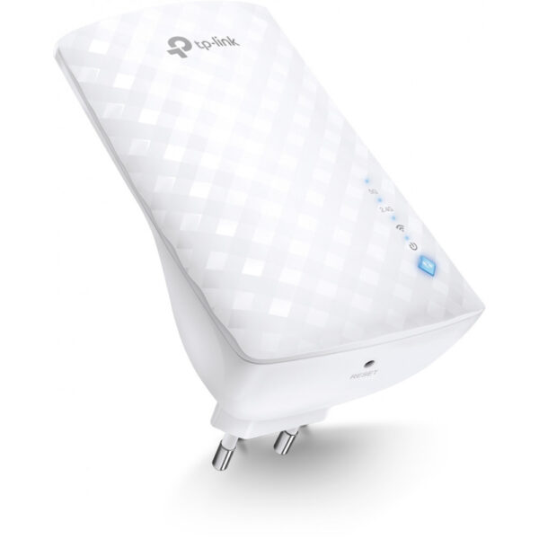 TP-LINK RE190 - IEEE 802.11b - IEEE 802.11g - IEEE 802.11n - IEEE 802.3ac - 802.11a - 802.11b - 802.11g - Wi-Fi 4 (802.11n) - Wi-Fi 5 (802.11ac) - 433 Mbit/s - Dual-Band (2,4 GHz/5 GHz) - WEP - WMM - WPA - WPA2-PSK - Weiß – Bild 3