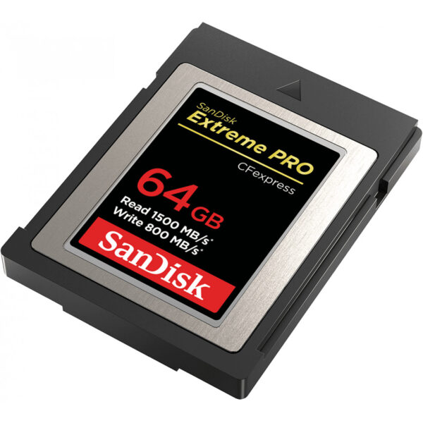 SanDisk ExtremePro 64GB - 64 GB - CFexpress - 1500 MB/s - 800 MB/s - Schwarz