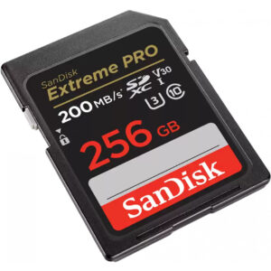 SanDisk Extreme PRO 256GB SDHC Memory Card 200MB/s 140MB/s UHS-I Class 10 U3 V30