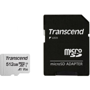 Transcend 300S - 512 GB - MicroSDXC - NAND - 95 MB/s - 40 MB/s - Class 3 (U3)