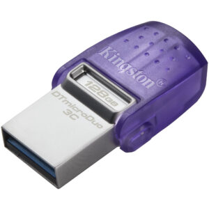 Kingston 128GB DT MICRODUO 3C 200MB/s DUAL USB-A+ USB-C - USB-Stick - 128 GB