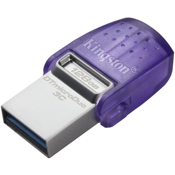 Kingston 128GB DT MICRODUO 3C 200MB/s DUAL USB-A+ USB-C - USB-Stick - 128 GB