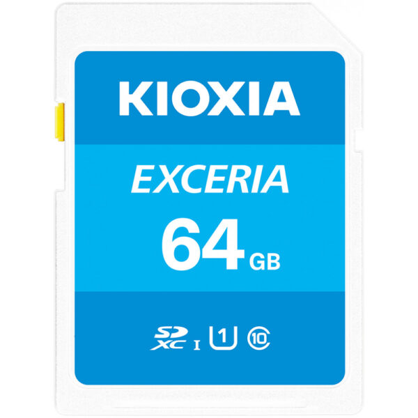 Kioxia Exceria - 64 GB - SDXC - Klasse 10 - UHS-I - 100 MB/s - Class 1 (U1)