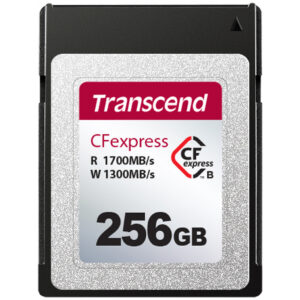 Transcend CFexpress 820 - 256 GB - CFexpress - NAND - 1700 MB/s - 1300 MB/s - Schwarz