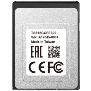 Transcend CFexpress 820 - 512 GB - CFexpress - NAND - 1700 MB/s - 1000 MB/s - Schwarz