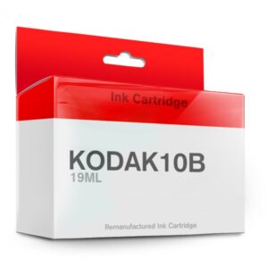Tintenpatrone, Wiederbefüllt, Ersetzt Kodak 10B (3949922), 19 ml, 500 Seiten, Schwarz