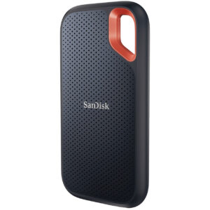 SanDisk Extreme Portable SSD externe SSD 1 TB (externe Festplatte mit SSD Technologie 2,5 Zoll, 1050 MB/s Lesen, 1000 MB/s Schreiben, stoßfest, AES-Verschlüsselung, wasser- und staubfest) grau