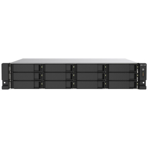 QNAP TS-1273AU-RP-8G - NAS - Rack (2U) - Ryzen Embedded - V1500B - Aluminium - Schwarz