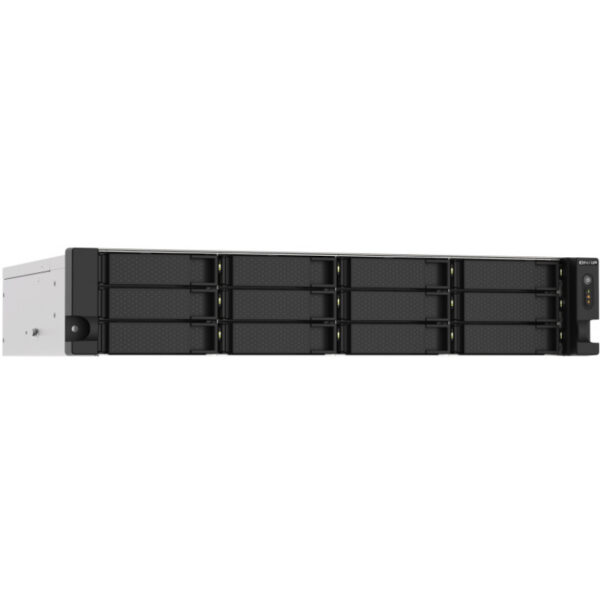 QNAP TS-1273AU-RP-8G - NAS - Rack (2U) - Ryzen Embedded - V1500B - Aluminium - Schwarz – Bild 2
