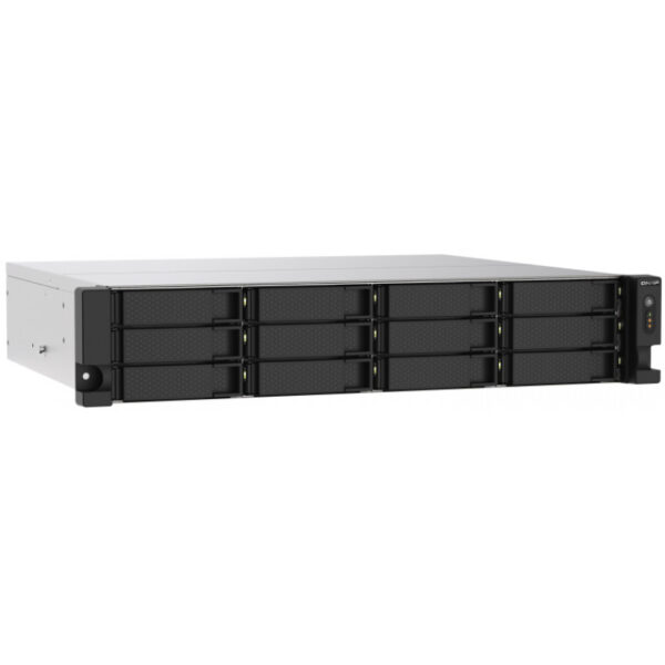 QNAP TS-1273AU-RP-8G - NAS - Rack (2U) - Ryzen Embedded - V1500B - Aluminium - Schwarz – Bild 3