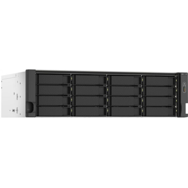 QNAP TS-1673AU-RP-16G - NAS - Rack (3U) - Ryzen Embedded - V1500B - Schwarz - Grau – Bild 2