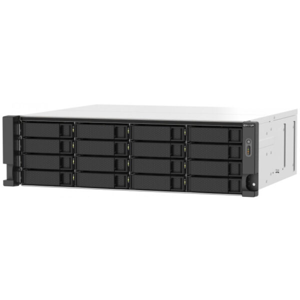 QNAP TS-1673AU-RP-16G - NAS - Rack (3U) - Ryzen Embedded - V1500B - Schwarz - Grau – Bild 5